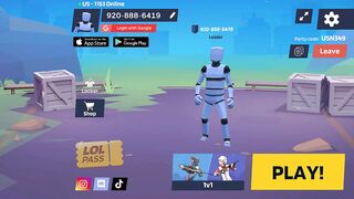 1v1.lol free playng but with phone number?