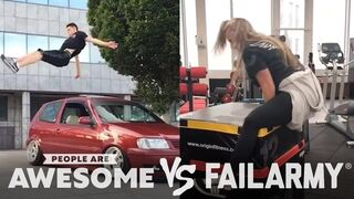 Parkour. Skateboarding & More | People Are Awesome vs. FailArmy