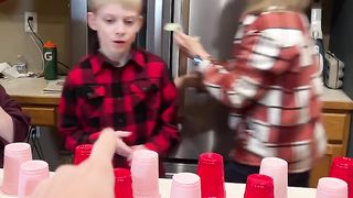 This is amazing and funny game for family gathering! The Valentine's Cup Game ❤️ #familygames #funny