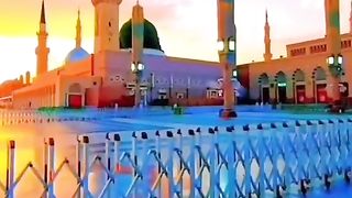 Subhan Allah Madina's scene Share the slave video of the Holy Prophet if you like it
