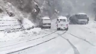 Snow fall in Muree