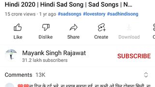 Sad song