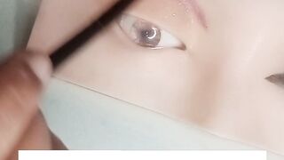 Half cut crease eye makeup