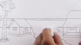 Very simple pencil drawing