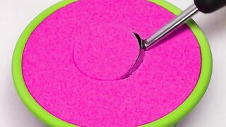 Satisfying Scoops Slicing Ball Kinetic Sand