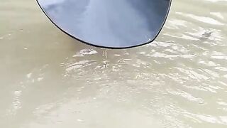 Separating Gold from Soil in a River