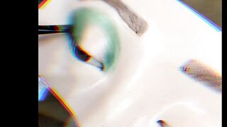 Cut crease eyes//Green shimmery eyes make-up//tutorial//makeup ????