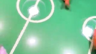 Fishes playing Football