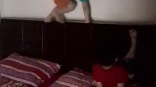 Brothers are enoying