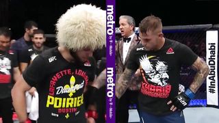 UFC 242_ Khabib Nurmagomedov and Dustin Poirier Octagon Interviews