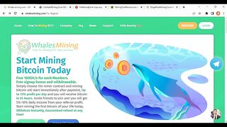 Best Free Bitcoin Mining Website || New Free Cloud Mining Website || WhalesMining Payment Proof