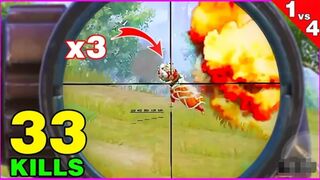 Pubg Mobile X Tacaz vs Dancing Lion X3 _ 33 Kills 1vs4 - PUBG Mobile