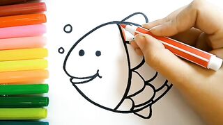 Colouring|Colouring rainbow fish ????????