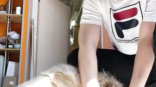 The most affectionate dog in the world.