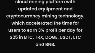 Free Bitcoin Mining  2023.Best site for Bitcoin mining.Free 240GH/s fast mining.Link in