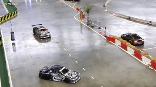 GREAT RC DRIFT CAR RACE MODELS IN PAIR COMPETITION / Modell+Technik Stuttgart 2017
