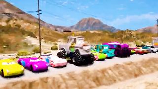 McQueen in Trouble! Finn McMissile Fabulous Jackson Storm Francesco Bernoulli Tow Mater