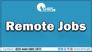 Remote Jobs by SHRS