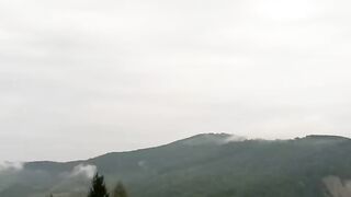 Горы дымят