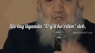 Ota onalarimizni vaqtida asraylik azizlarim.
