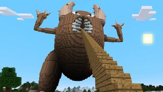 Minecraft vs Pokemon go | GIGA PINSIR!! | (PvZ/Pokego Land)