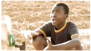 Boy uses a bicycle to make a water pumps and save the whole village