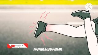 ASMR Remove maggot from hole diabetic foot ulcer | Treatment animation