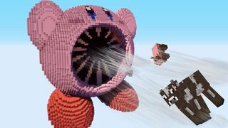 Minecraft vs Smash Bros. -- KIRBY | META KNIGHT | YOSHI | KING DEDEDE