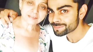 Virat kohli with his mother ????????