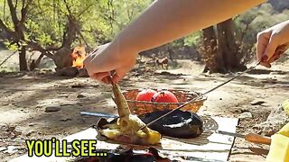 Natural cooking in Oman mountain by AASHUTV