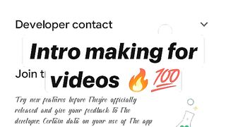 Intro making for video