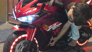 Kid bike  /Ninja kid bike ride my baby