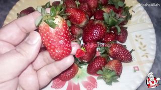 strawberry milkshake Recipe | #shorts