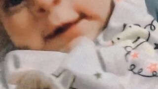 By baby