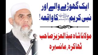 Ghoray walay or Nabiﷺ ka waqiya _ Maulana Shah Abdul Aziz Sahib (720p).