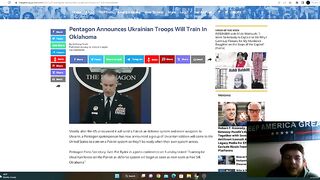 Ukrainian Troops to Train in U.S