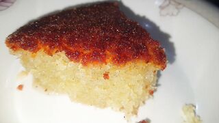 Basbousa Famous Middle Eastern Dessert | SEMOLINA CAKE | QUICK RECIPE BY FARAH
