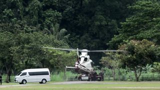 Police Helicopter Take Off