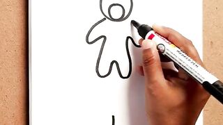 0 to 9 numbers learning easy with cute drawing for kids /drawing skills /number drawing