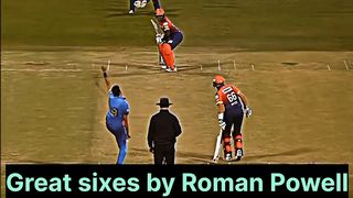 Great sixes by Roman Powell in BPL League||شاندار||
