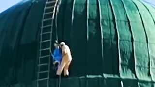 Gumbad e Khazra Roza Rasool (saww) ki safai Madina Masjid e Nabvi #shorts