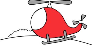 Colouring the helicopter
