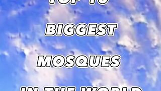 Top 10 Biggest Mosques In The World #shorts #masjid #top10