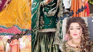 Mehndi or Mayon dress design's