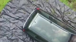 Invil hits car!????