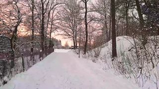 Beautiful snow ???? in Sweden