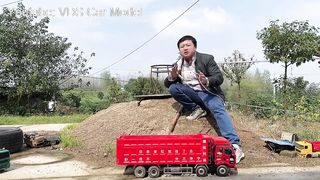 Remote control dump trucks model