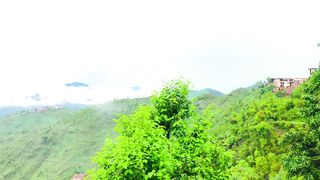Village  beautiful morning  view