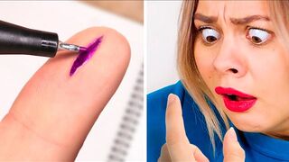 7 FUNNY DIY SCHOOL PRANKS || Easy Pranks For Back To School!