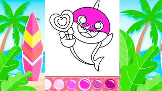 coloring baby shark /baby shark doo doo doo